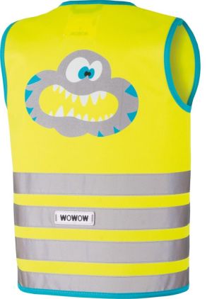 Wowow Crazy Monster Jacket fluohesje, geel, M (kind)