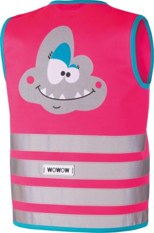 Wowow Crazy Monster Jacket gilet de s&eacute;curit&eacute;, rose, L (enfant)