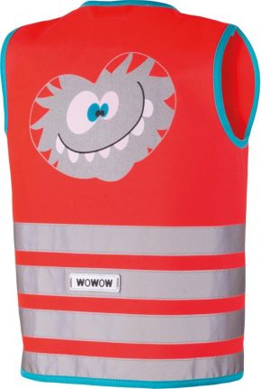 Wowow Crazy Monster Jacket gilet de s&eacute;curit&eacute;, rouge, M (enfant)