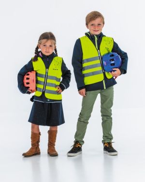 Wowow Schlamm Jacket gilet de s&eacute;curit&eacute;, jaune, M (enfant)