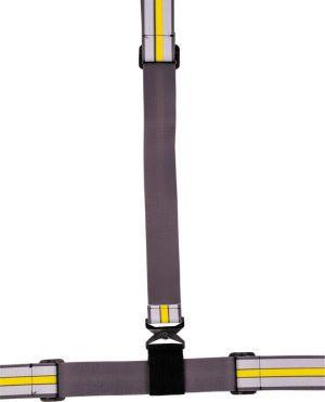 Wowow Cross Wrap gordel, met reflecterende stroken, in de hoogte en breedte verstelbaar