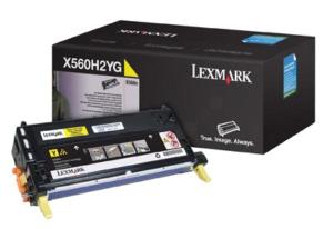 Lexmark toner X560H2YG, jaune, 10.000 pa
