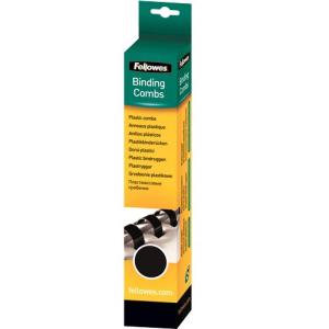 Fellowes plastic bindrug rond 16mmzwart