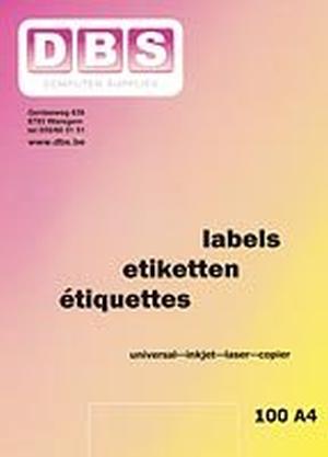 DBS étiquettes dia 19 mm, 117 par feuill