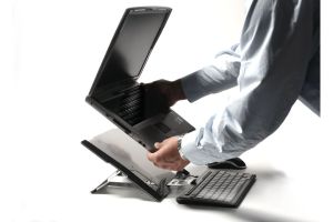 Bakker Elkhuizen support PC portable FlexTop 270 photo atmosph&egrave;re