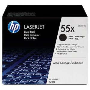 HP toner CE255XD  255X,  zwart, 2x12500 