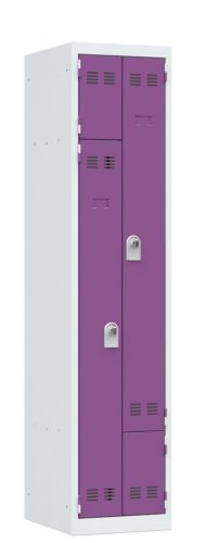 monoblok garderobe 1 kolom paars