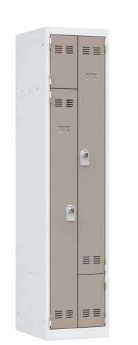 monoblok garderobe 1 kolom taupe