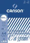 Canson BLOC DESSIN'C'A GRAIN A4 224GR