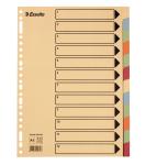 Esselte intercalaires 12 onglets, carton