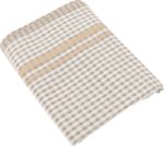 Handdoek, ft 50 x 70 cm, gewafeld,beige,