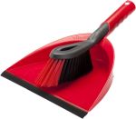 Vileda ramassette et balayette, rouge