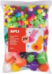 Apli pompons, sachet de 500 piècesen cou