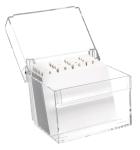 ACRYL KAARTENBAK MET INDEX A7