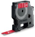 Dymo duurzame D1 tape 12 mm x 3 m,wit op