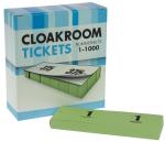 Nummer / garderobeblokken - 1000 nummers