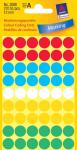 Zweckform kantooretiket dia 12mm ,10 vel