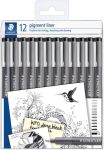 Staedtler fineliner Pigment Liner,set de