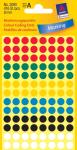 Zweckform kantooretiket dia 8mm , 10 vel