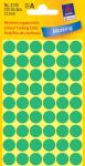 Zweckform kantooretiket rond 12mm,10 vel
