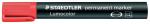 Staedtler permanente marker rood, schrij
