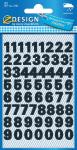 Avery etiketten 0-9 waterproof folie, 2 