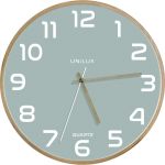 Unilux wandklok Baltic, dia 30,5cm,houte