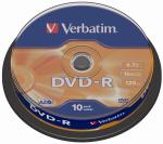 Verbatim DVD recordable DVD-R, 10 pièces