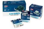 Dymo D1 tape 6 mm x 7 m, zwart/transpara