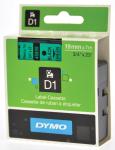 Dymo D1 tapes ft 19 mm x 7 m, zwart/groe