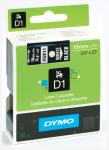 Dymo D1 tape 19 mm x 7 m, wit op zwart