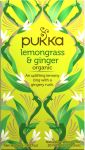 Pukka thé bio, Lemongrass - Ginger,paque