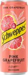 Schweppes Pink grapefruit, sleek canette