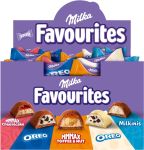 Milka favourites chocolat, boîte de106 p