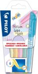 Pilot surligneur Frixion Light Soft, 6 p