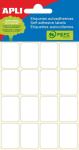 Apli Etiketten, 6 bl/etui, 16/blad,19 x 