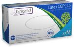 Gants en latex, blanc, medium, blanc, no