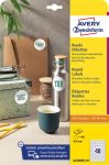 Avery Zweckform ronde etiketten, diamete