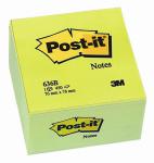 Post-it® 76 x 76 mm kubus, geel