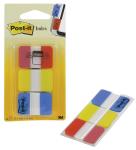 Post-it® Index Strong rood, geel enblauw