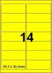 DBS etiketten 99,1 x 38,1 mm, 14 per bla