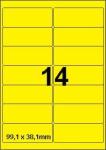 DBS etiketten 99,1 x 38,1 mm, 14 per bla