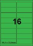 DBS etiketten 99,1 x 33,9 mm, 16 per bla