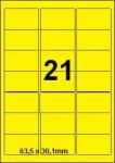 DBS etiketten 63,5 x 38,1 mm, 21 per bla