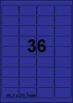 DBS etiketten 48,3 x 29,7 mm, 36 per bla