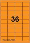 DBS etiketten 48,3x29,7mm, 36 per blad,f