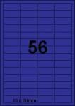 DBS etiketten 48 x 20 mm, 56 per blad, b