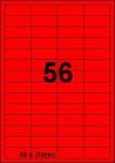 DBS etiketten 48 x 20 mm, 56 per blad, f