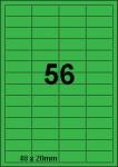 DBS etiketten  48 x 20 mm, 56 per blad, 