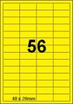 DBS etiketten 48 x 20 mm, 56 per blad, g